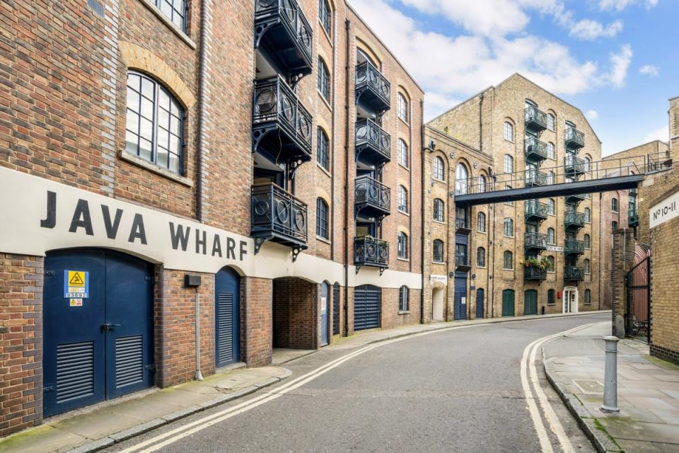 The one-bed apartment is in a Grade II-listed warehouse conversion (Anderson Rose)