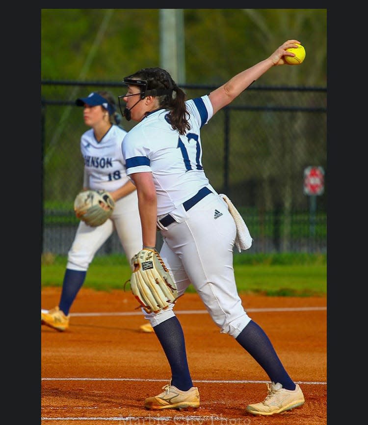 Since her days as a pitcher at Powell High School, Scarlett Johnson has been more of a location pitcher than speed.