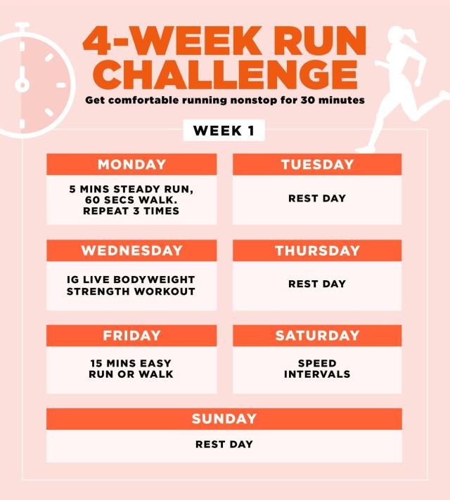 This 4-week running plan will get you back on track (or the treadmill)