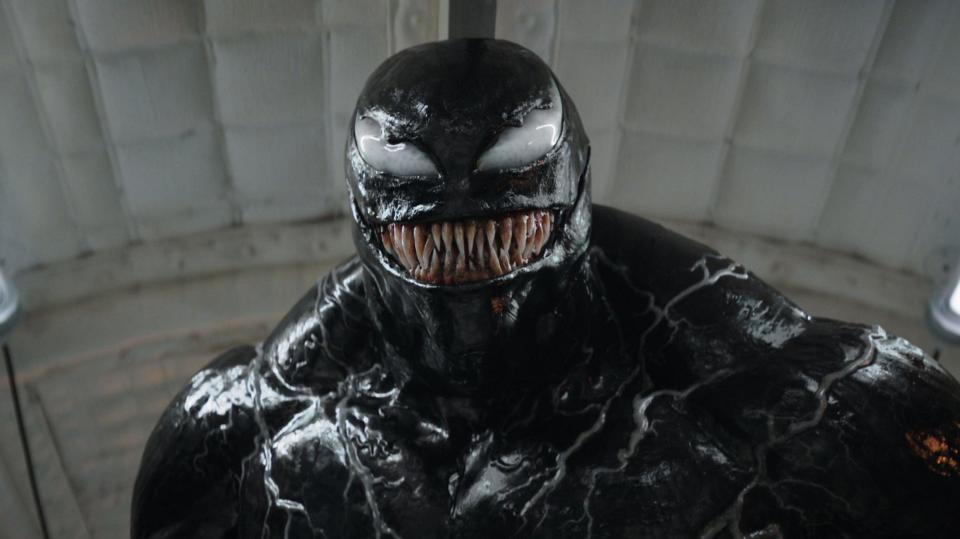 Tom Hardy returns as Eddie Brock in Venom: The Last Dance. (Sony/Alamy)