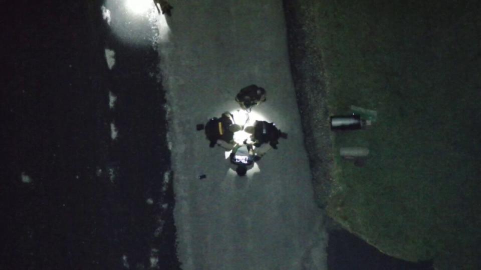 <div>A drone's thermal camera was used to find him hiding in a backyard following another chase and crash in Waukesha County.</div>