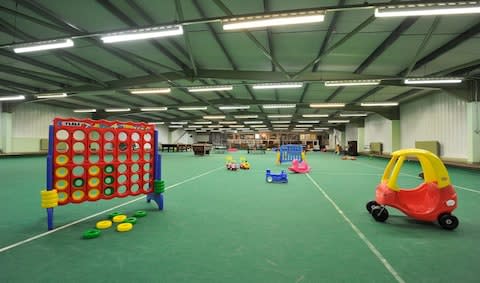 The indoor play area - Credit: Moonfleet Manor