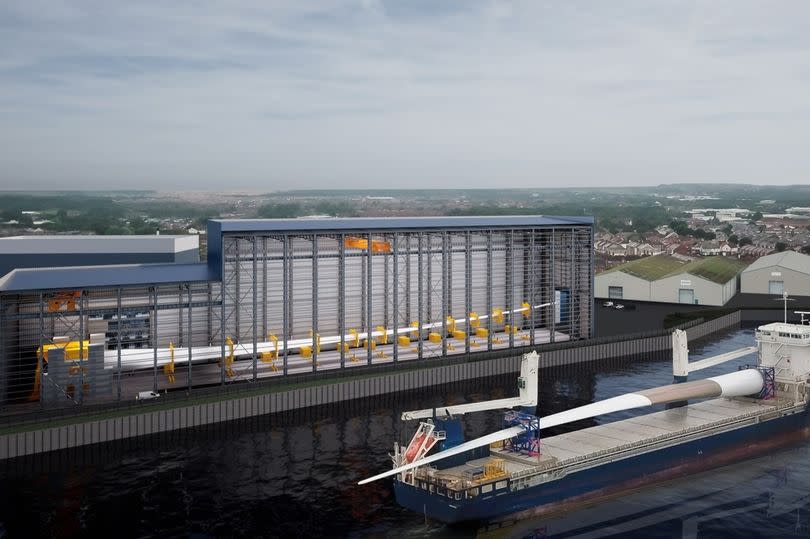 Artist's impression of new ORE Catapult facility at Blyth