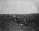 <p>Canadian soldiers consolidate their positions on Vimy Ridge in April 1917. Photo from Library and Archives Canada. </p>