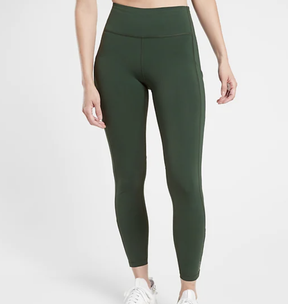 Autumn friendly in loden green. (Photo: Athleta)