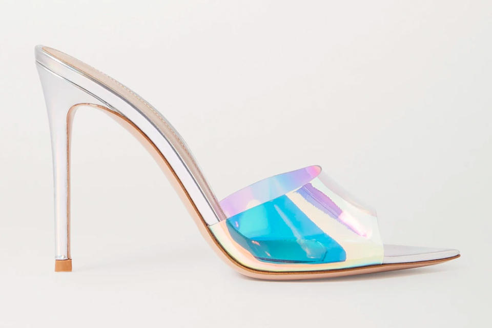 gianvito rossi, heels, clear, pvc