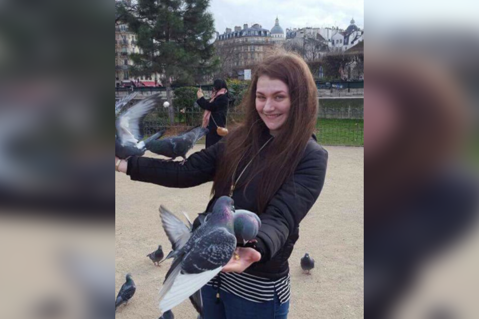 This photo of Libby as taken in Paris in May 2017 during a gap year when she visited the French city with friends. (Humberside Police)