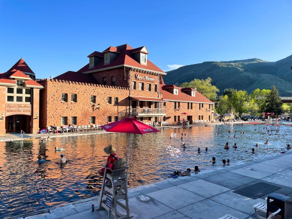 The Glenwood Springs Hot Springs.