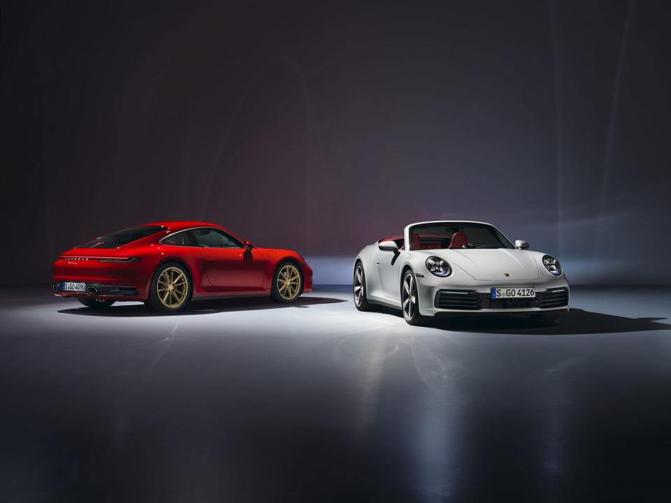 Photos of the 2020 Porsche 911 Carrera and 911 Carrera Cabriolet