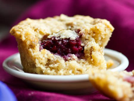 Skinny Blackberry Muffins