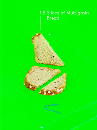 <div class="caption-credit">Photo by: Refinery29</div><b>Multigrain Bread: 1.5 slices per 100 calories <br></b> <br> Forget what you've heard: Bread is not the enemy. As Jaffe points out, "Multigrain bread has beneficial whole grains and healthy fiber, which helps balance blood sugar levels, maintain a healthy colon, and keep you full for longer." Of course, some nutritionists argue that you're better off eating whole grains like oats, barley, and farro by themselves, as they're less processed and contain more fiber and other nutrients. Ultimately, though, there's no need for any gluten guilt. Go ahead - eat that PB&J. (But, watch out for the sugar in your jelly!) <br>