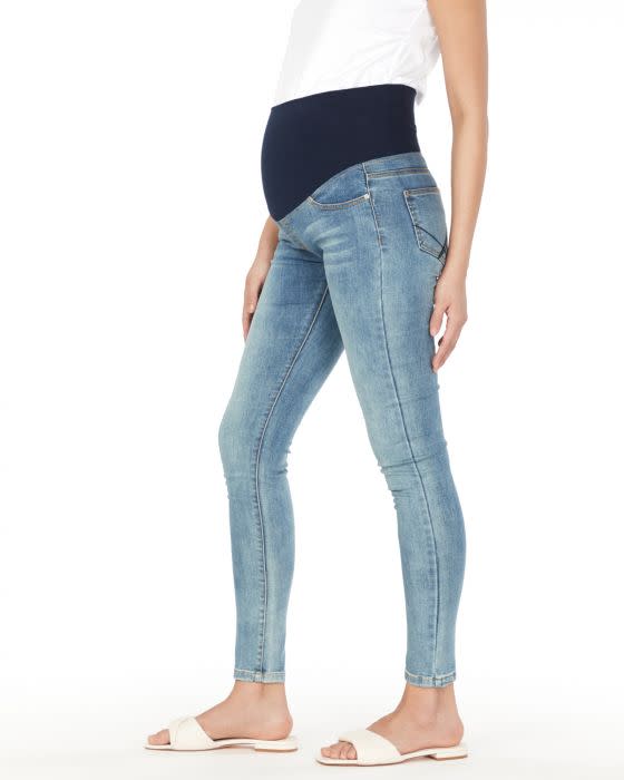 Overbelly Skinny Denim Pants, now $103.96 