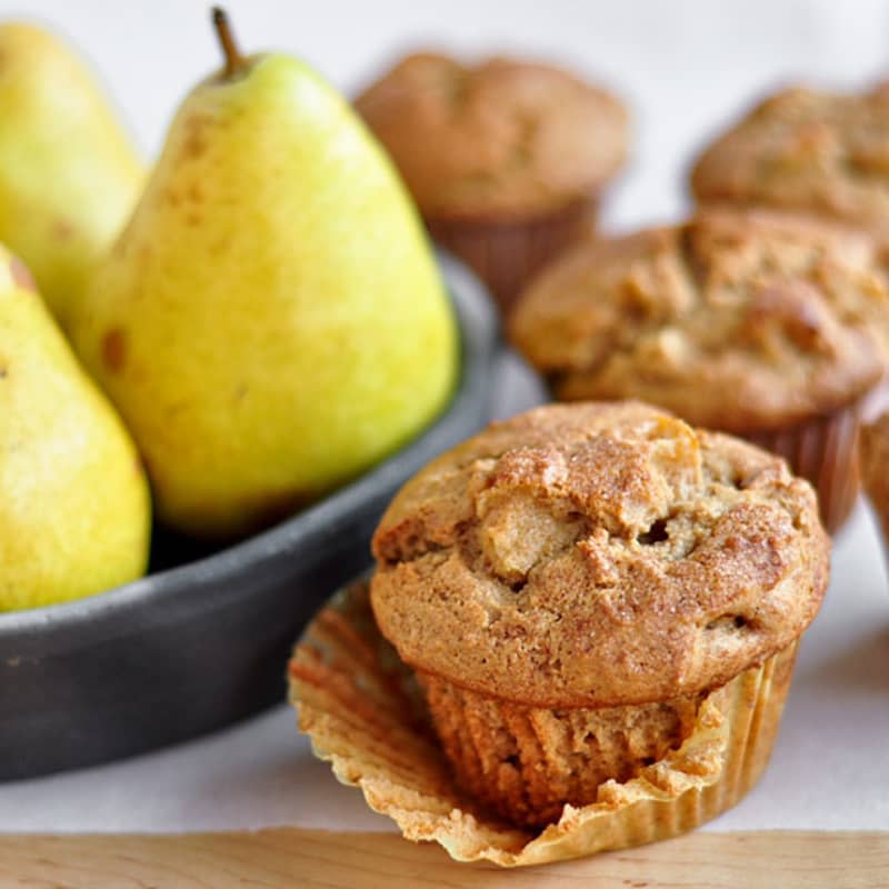 Spiced Pear Muffins