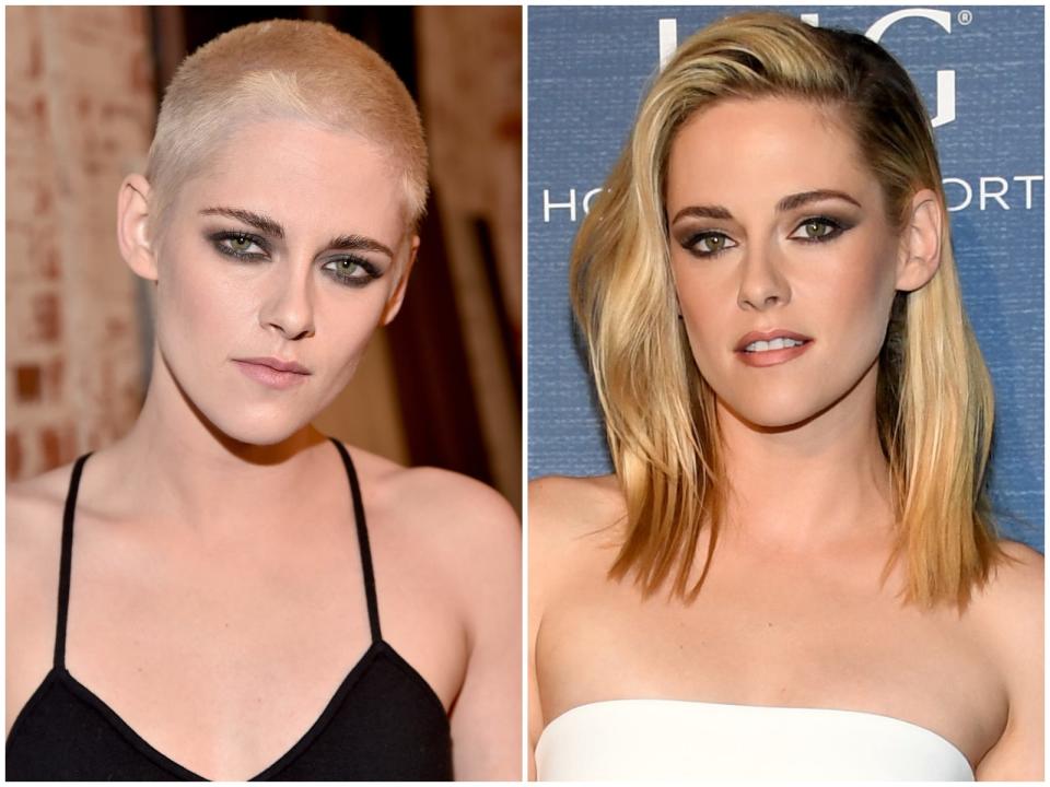 kristen stewart shaved head