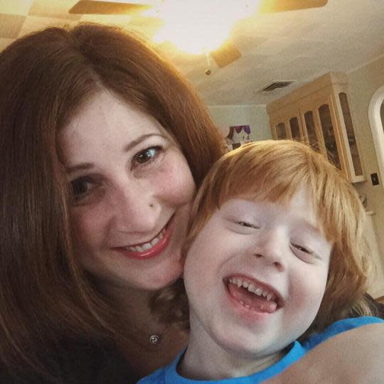 Cara Paiuk with her son, Aiven, who is starting kindergarten this fall. (Photo: Cara Paiuk/Facebook)