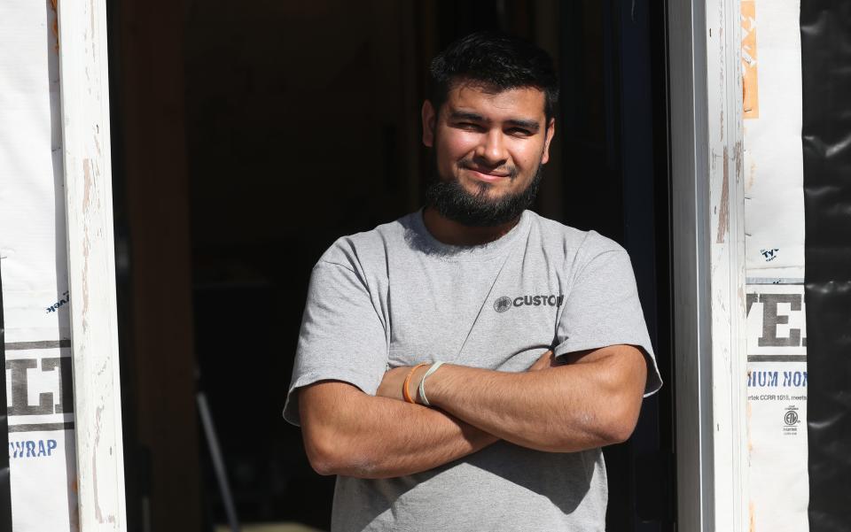 Homeowner Camilo Rebolledo is building an accessory dwelling unit in the rear of his home on Fegenbush Lane. He and his wife plan to welcome his mother into the standalone living space in their backyard. 
Aug. 29, 2023