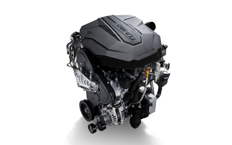 2.2升柴油引擎本體改以鋁合金打造，因此重量減輕19.5公斤。