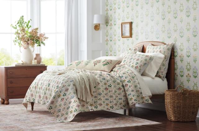 Rifle Paper Co. Bramble Fields Cream Duvet Cover