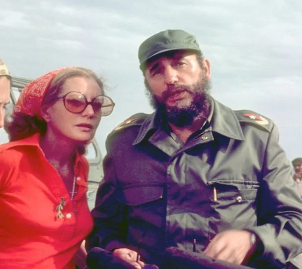 PHOTO: Barbara Walters interviewed Cuban president Fidel Castro as they crossed the Bay of Pigs on an ABC News Special which aired June 9, 1977, on the ABC Television Network. (ABC Photo Archives )