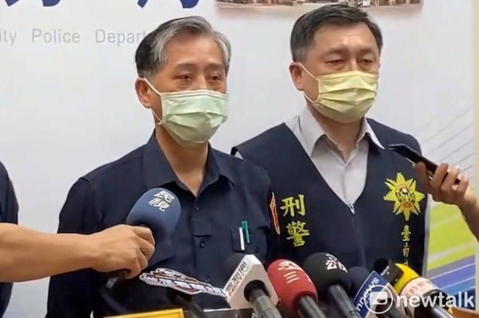 台南市警局副局長吳敬田表示，專案小組初步研判學甲槍擊案案發原因與利益有關，不排除與光電有關，是否還有幕後指使者尚待調查釐清，證據到那就辦到那，在逃的洪嫌居關鍵地位，專案小組有信心將相關共犯緝捕到案，一網打盡。   圖：黃博郎／攝