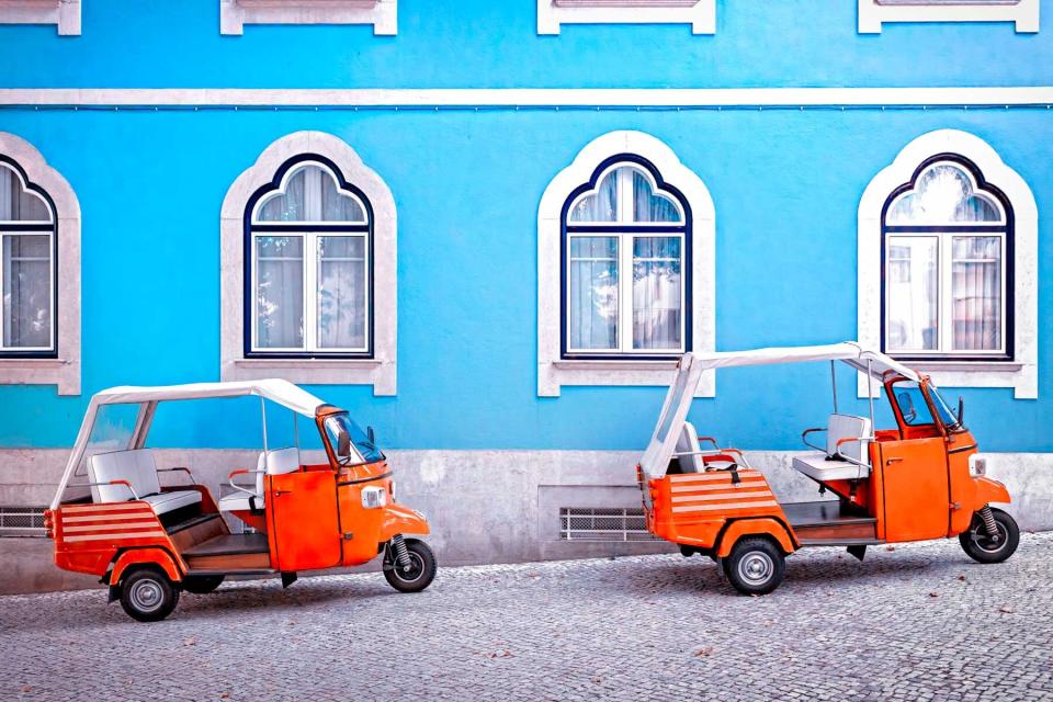 Tuk tuk in Lisbon, Portugal