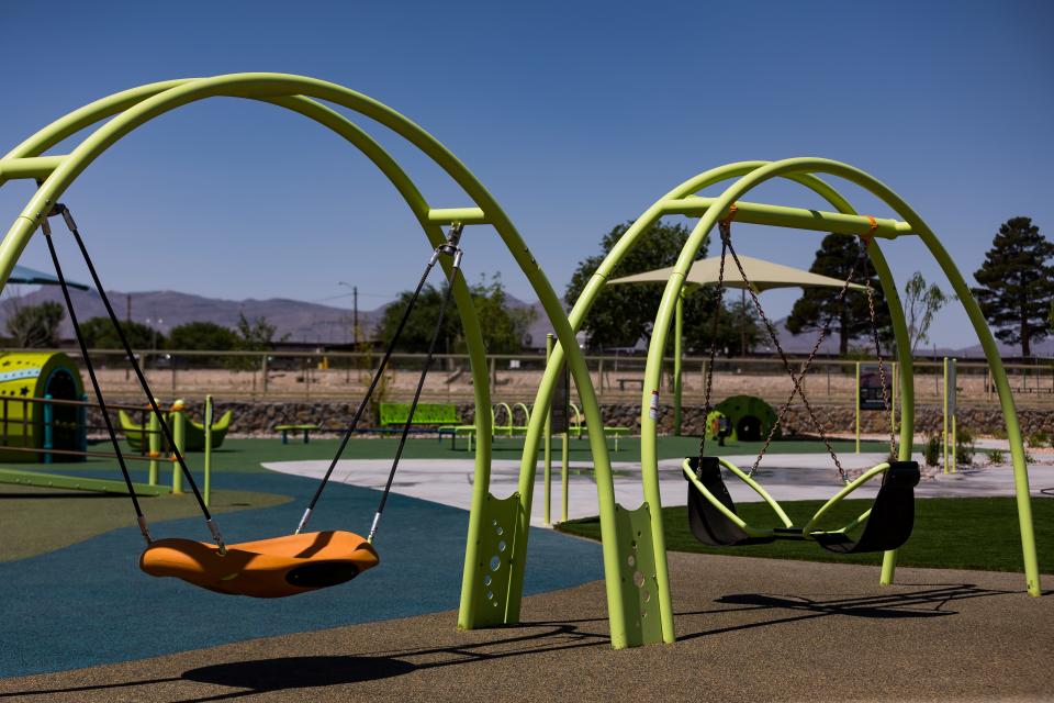 The El Paso County Parks and Recreation Department opens its largest all-abilities playground at Ascarate Park in the Lower Valley.