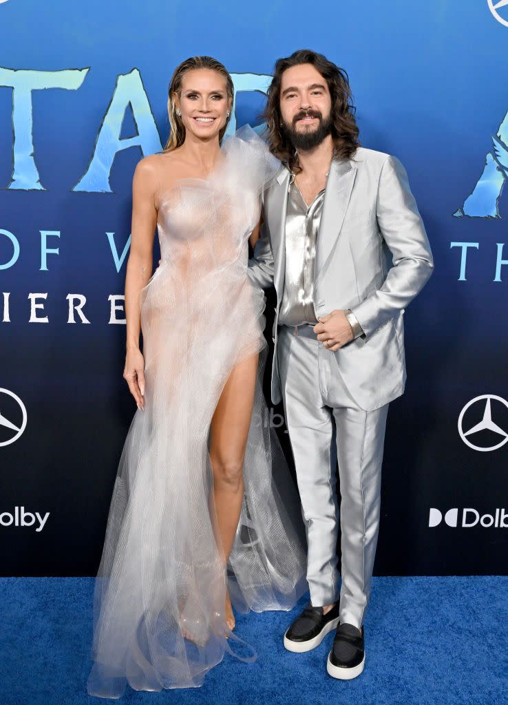 hollywood, california   december 12 heidi klum and tom kaulitz attend 20th century studios avatar 2 the way of water us premiere at dolby theatre on december 12, 2022 in hollywood, california photo by axellebauer griffinfilmmagic