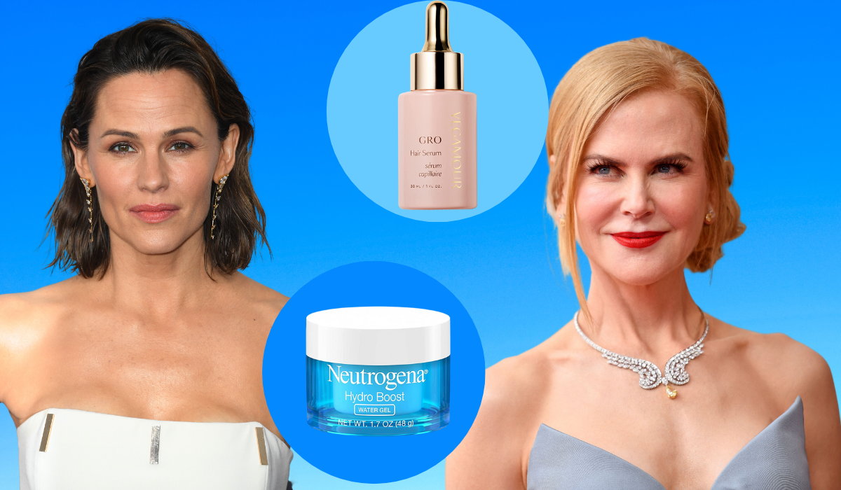 Jennifer Garner, Nicole Kidman, face cream, hair serum