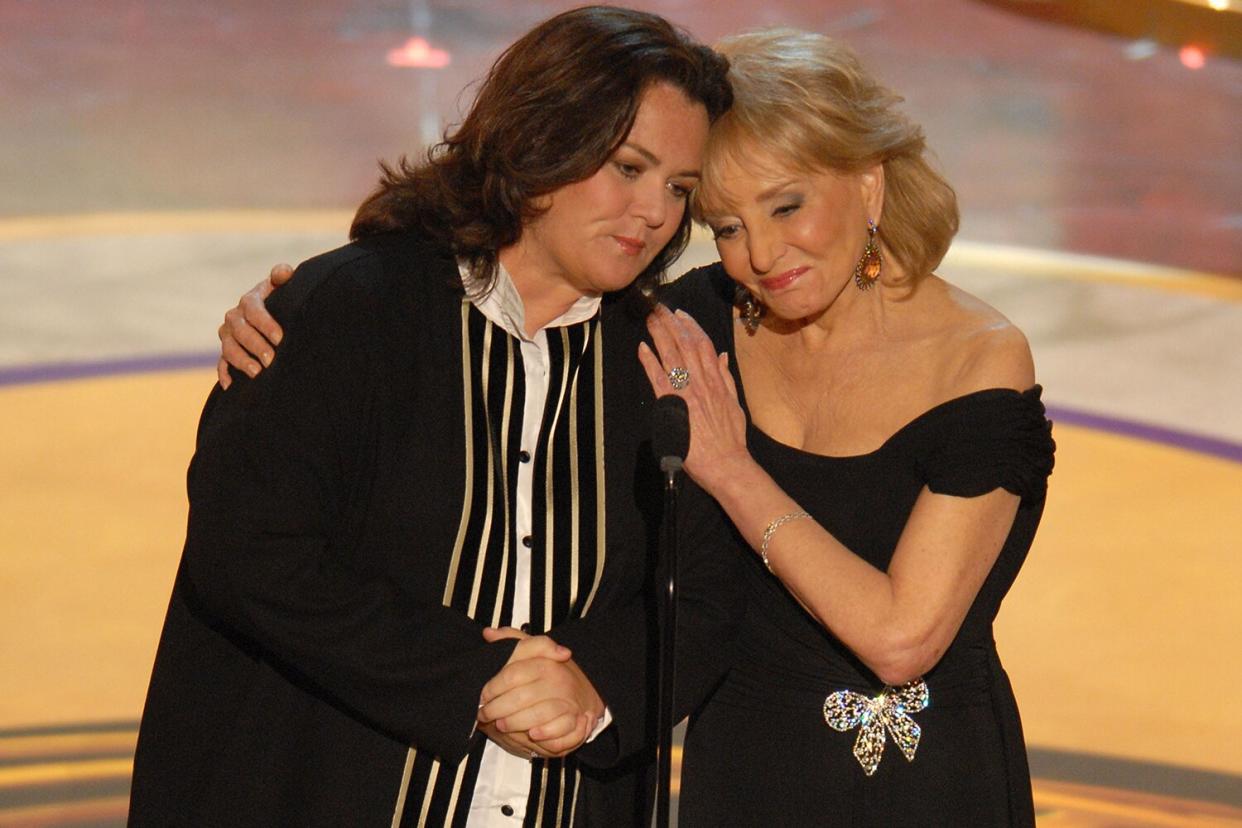 Rosie O'Donnell and Barbara Walters, presenters