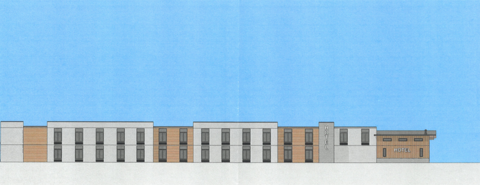 A 48-room boutique hotel is proposed for the 700 block of South Seventh Street, just south of Broadway on the far southern edge of Louisville's Central Business District, seen here in a developer filing with city government.