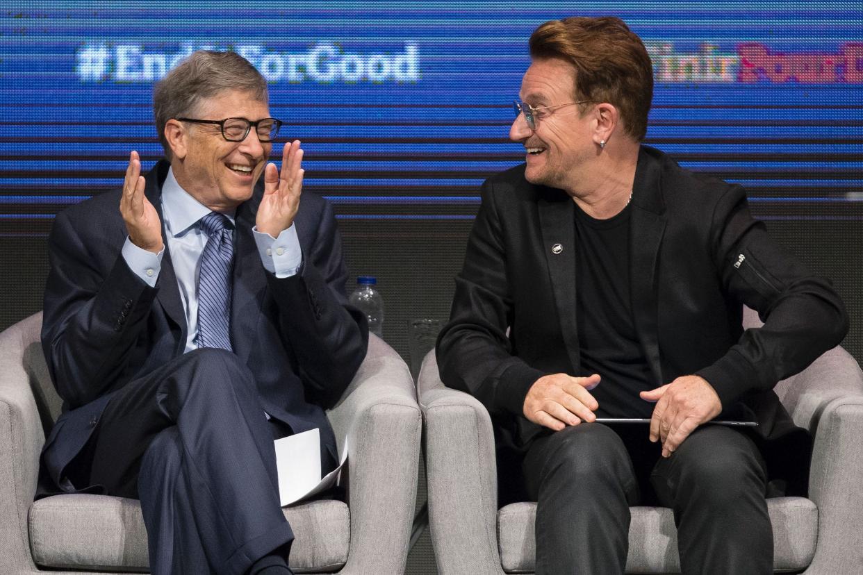 Bill Gates and Bono