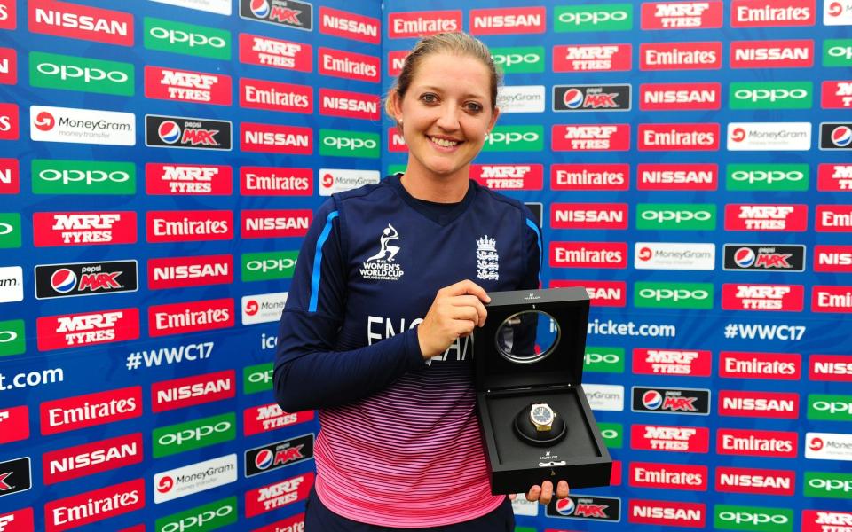 Sarah Taylor was named England's player of match after semi-final win over South Africa