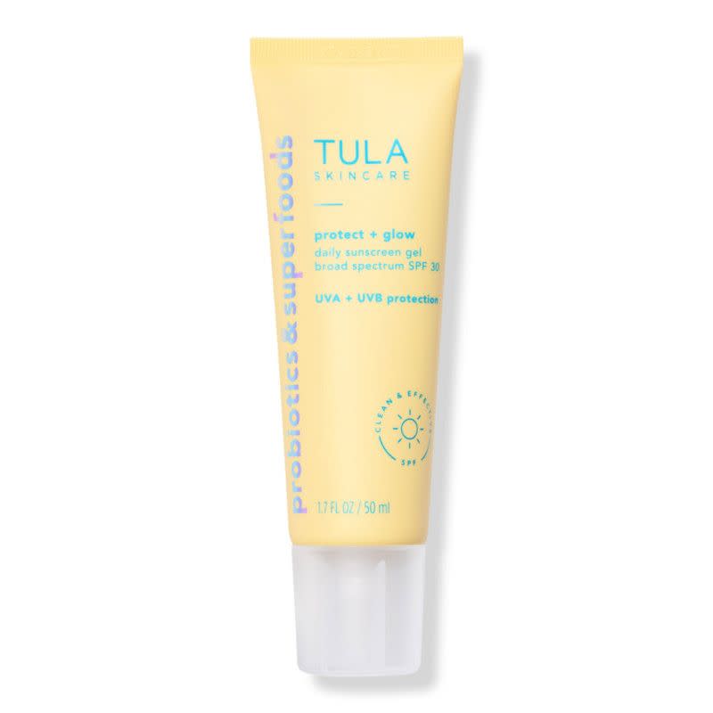4) Tula Protect + Glow Daily Sunscreen