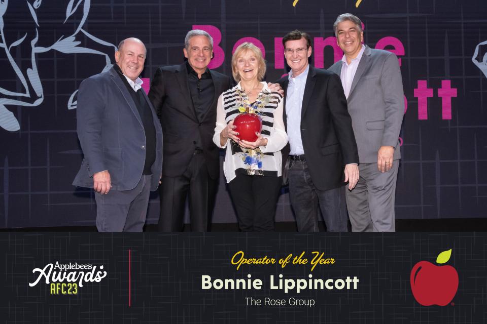 Local York resident Bonnie Lippincott was recognized as Operator of the Year for Applebee's.