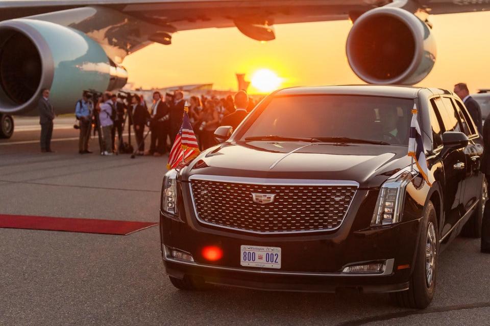 The Presidential limousine "The Beast"