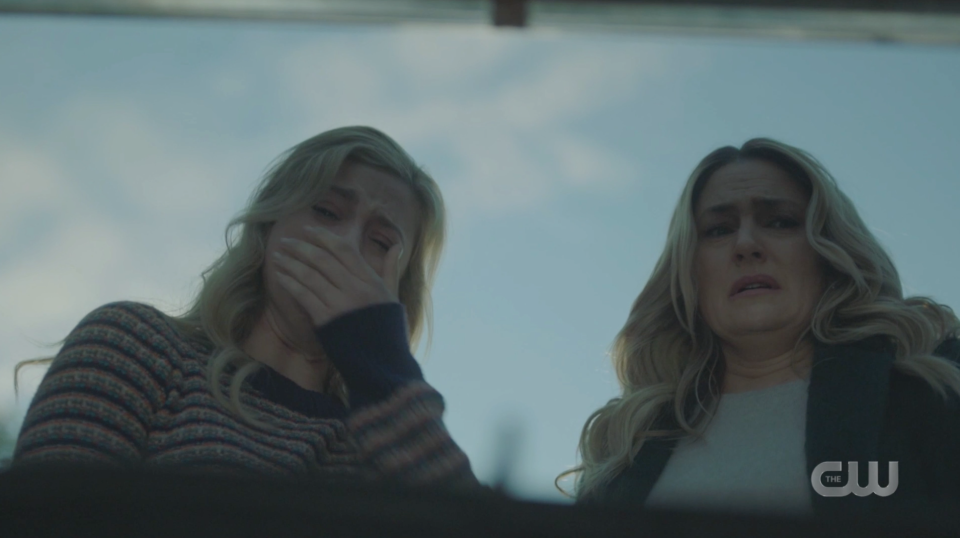 Betty and Alice crying