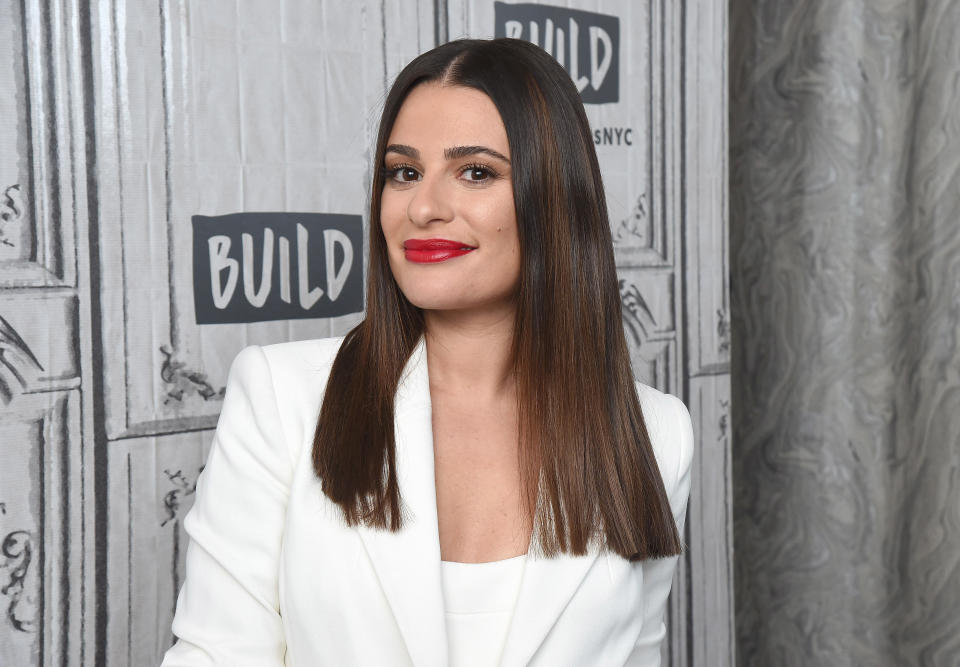 Lea Michele (pictured in 2019) celebrated her 34th birthday with her newborn son. (Photo: Gary Gershoff/Getty Images)