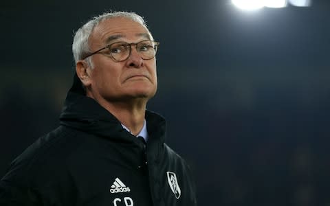 Claudio Ranieri, Manager of Fulham during the Premier League match between Southampton FC and Fulham FC at St Mary's Stadium - Credit: Steve Bardens/Getty&nbsp;