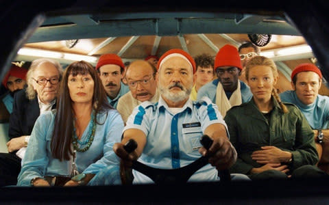 Anjelica Huston, Bill Murray and Cate Blanchett lead the cast of The Life Aquatic with Steve Zissou