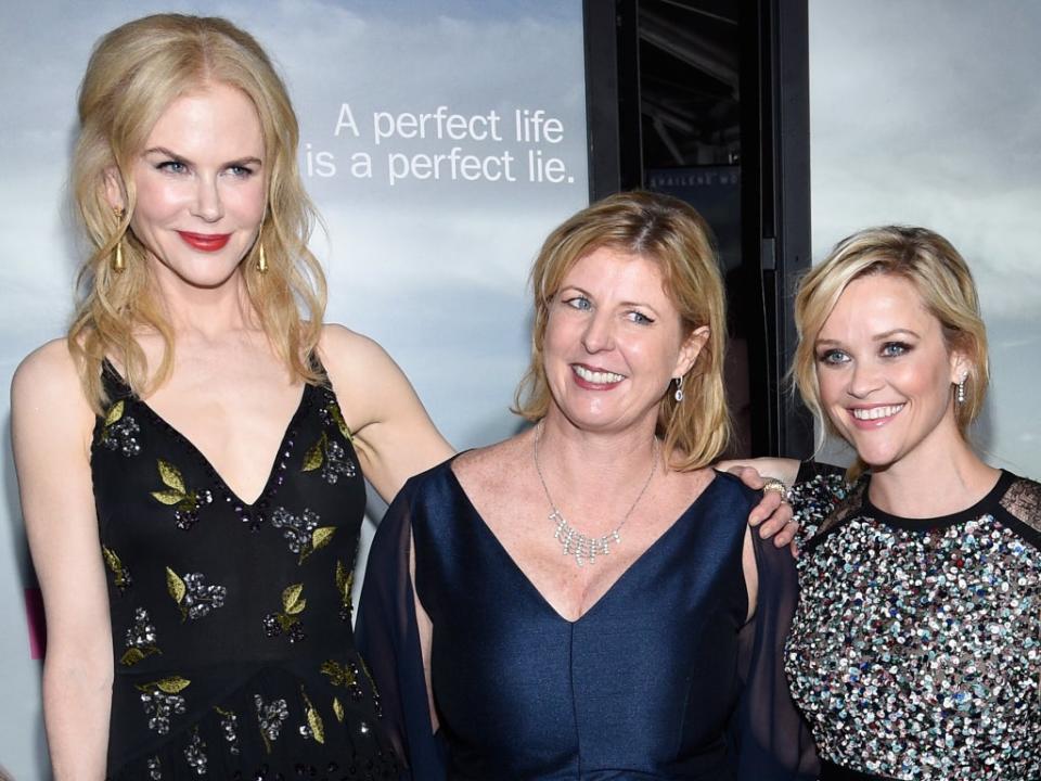 A-listers Kidman and Reese Witherspoon with Moriarty (centre) (Getty)