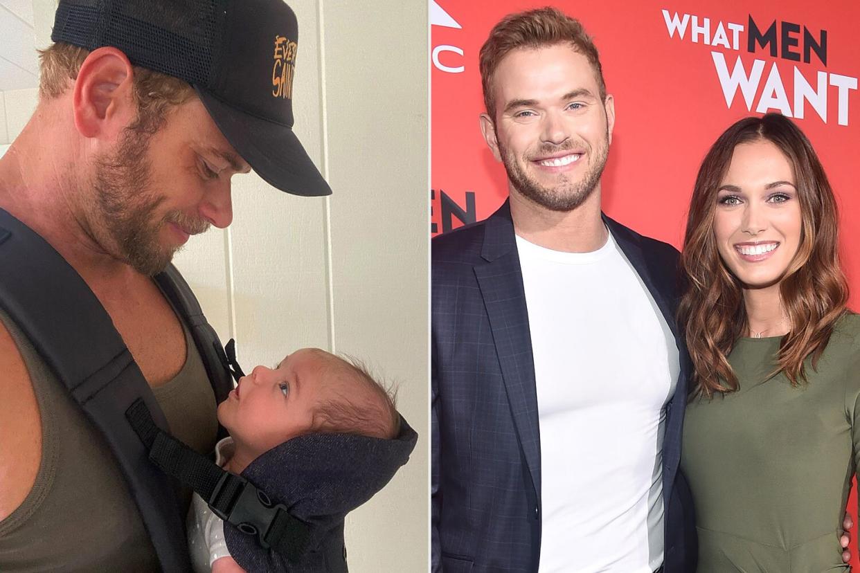 Kellan Lutz and Brittany Lutz, son Kasen