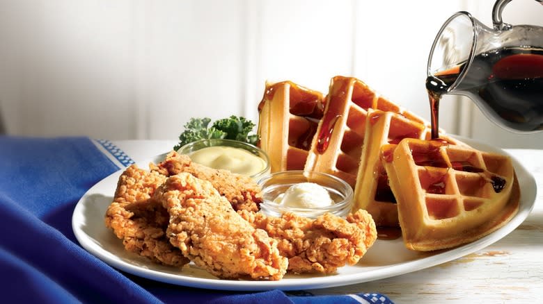 Chicken and waffles IHOP