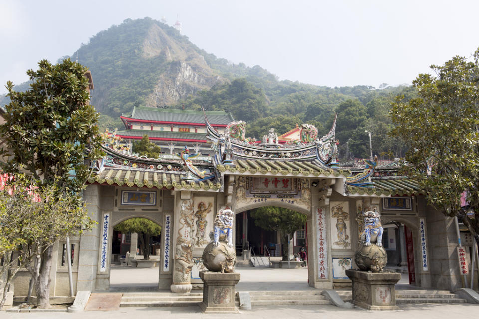 白河關子嶺溫泉風景區景點碧雲寺。   圖：台南市政府觀光旅遊局／提供