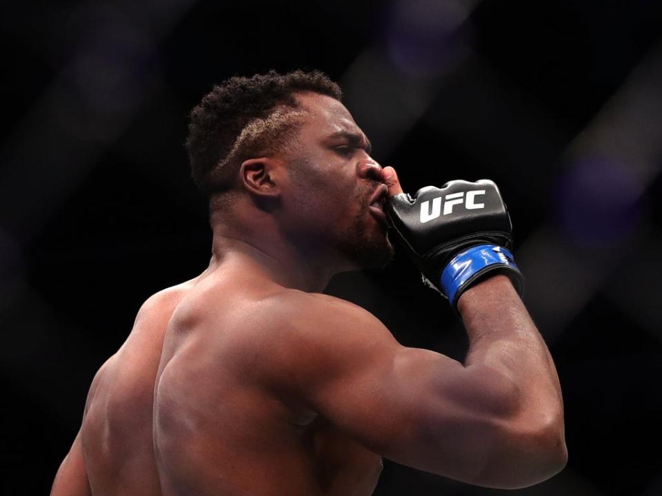 UFC heavyweight champion Francis Ngannou, a former teammate of Gane (Getty Images)