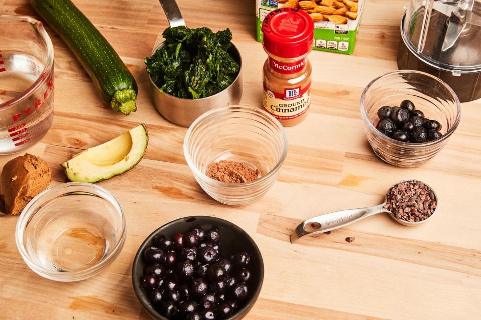 ingredients for making smoothies at home