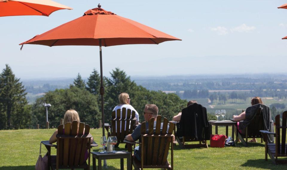 Expect expansive views and delicious wines at Durant Vineyards in Willamette Valley, Oregon.