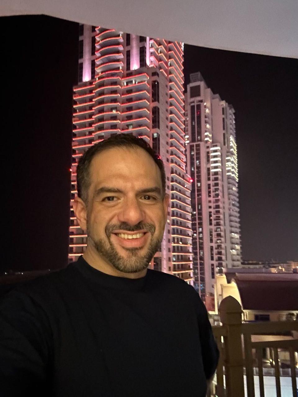 Manuel has lived in Doha and worked as a project manager for Qatar Airways for seven years (Guerrero Aviña family)