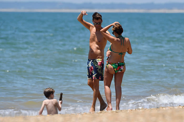 Marta López y Jorge Cabeza en Huelva