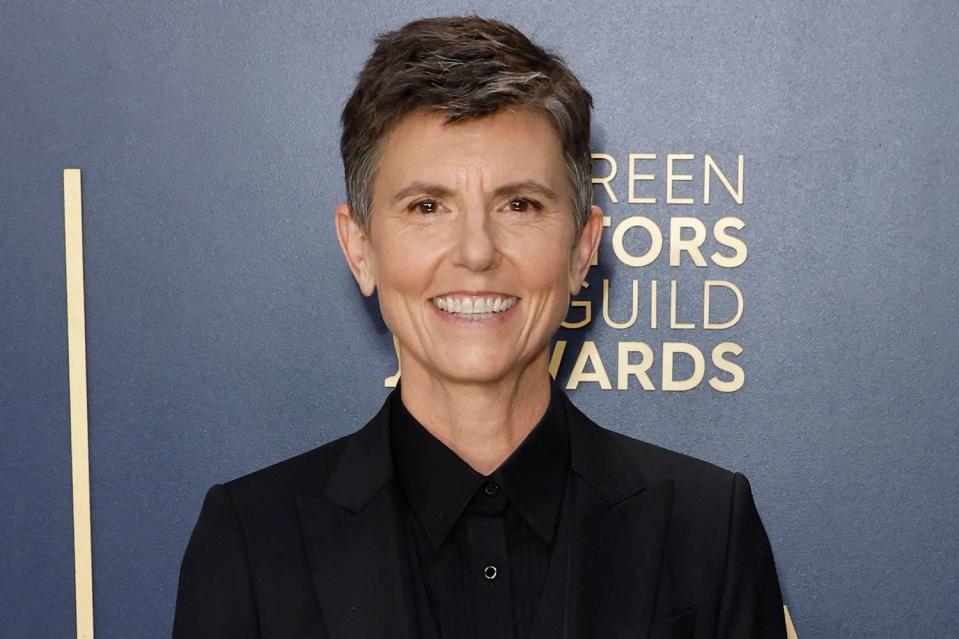 <p>Frazer Harrison/Getty</p> Tig Notaro attends the 30th Annual Screen Actors Guild Awards at Shrine Auditorium and Expo Hall on February 24, 2024 in Los Angeles, California.