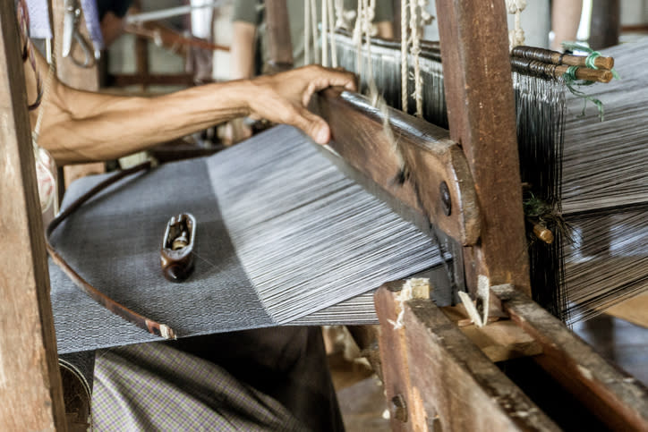 Un antiguo telar de Kerala sirvió de inspiración para crear un instrumento único. Foto: Scott Biales/Getty Images